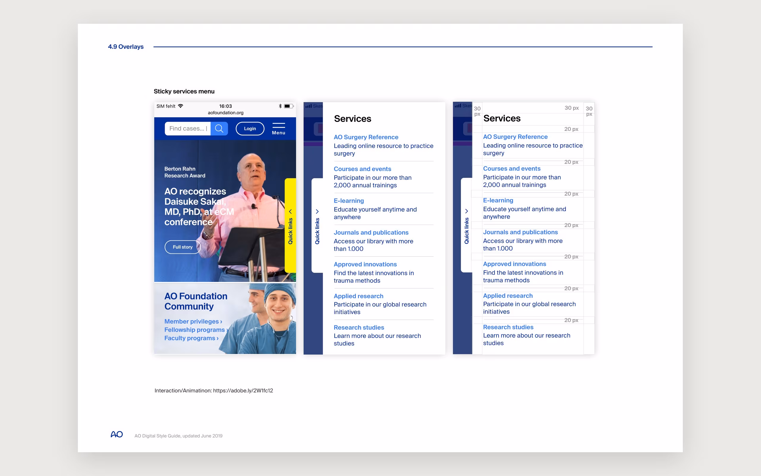 AO Foundation – Digital Style Guide